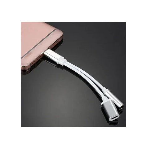 Adaptador Otg 2 En 1 Usb C A 3.5 Mm Aux